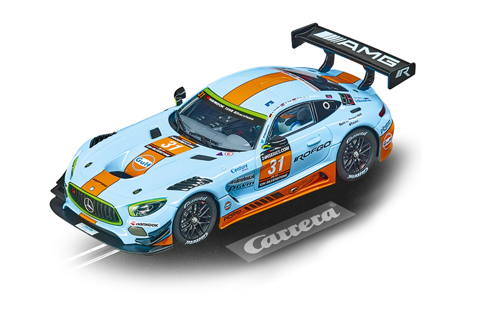 carrera-digital-132-mercedes-amg-gt3-rofgo-racing-slotcar-no-31 image 1
