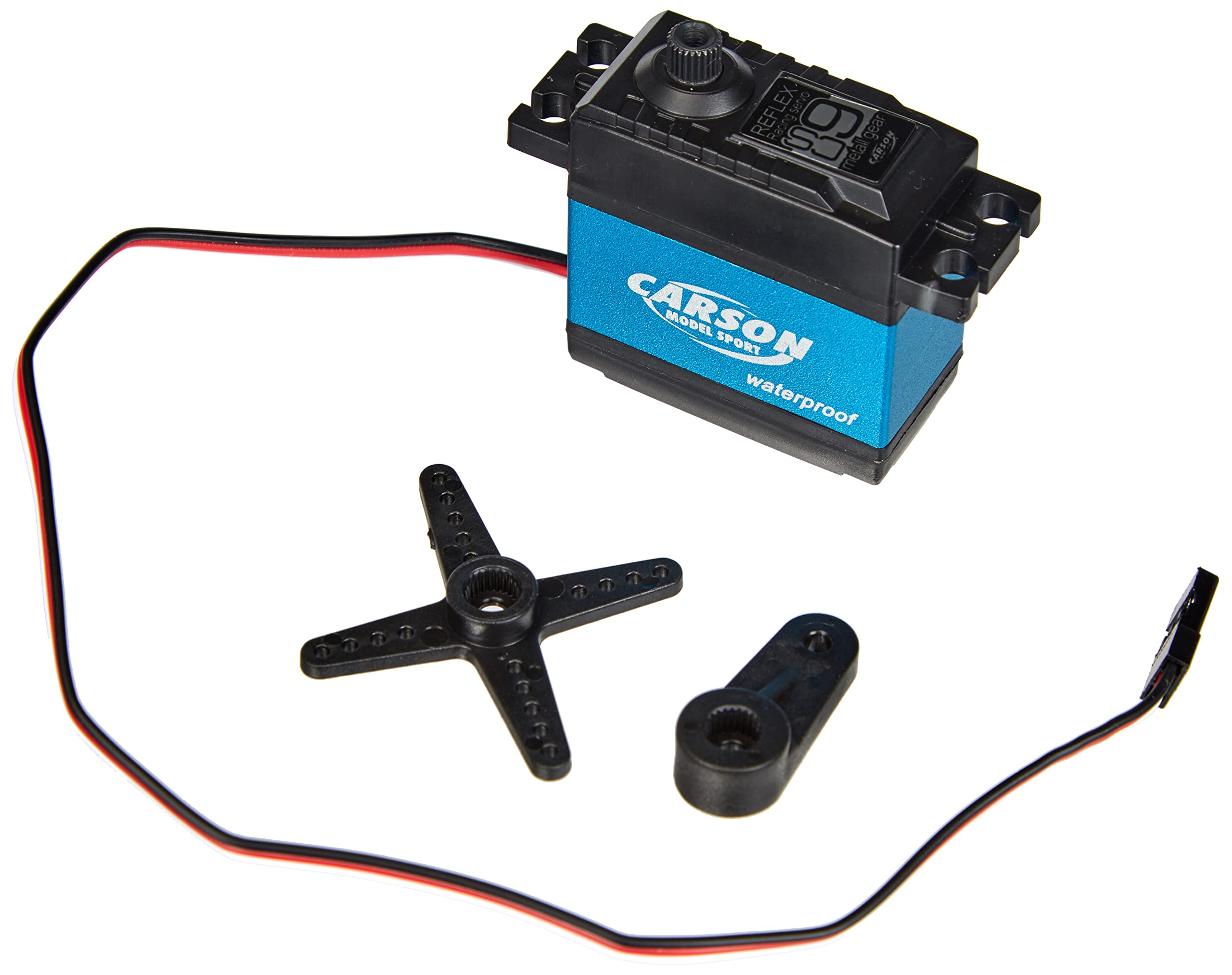 carson-cs-5-servo-5kg-jr-stecker-rc-anlage-medium-blau image 3