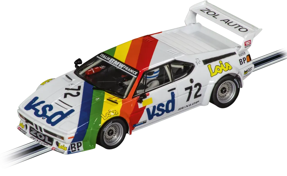 carrera-bmw-m1-zol-auto-no-72-slotcar-1-32-24h-1981 image 1