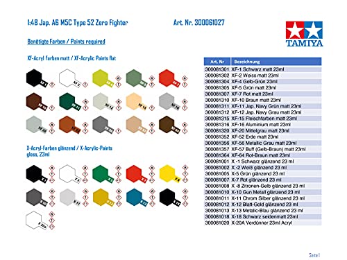 tamiya-300061027-zero-fighter-a6m5c-flugzeug-1-48 image 5