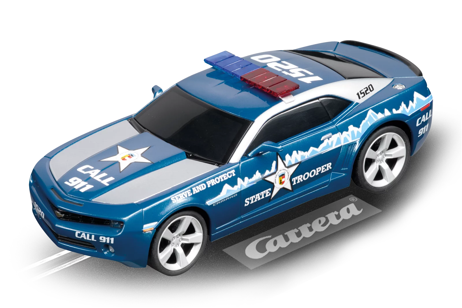 carrera-evolution-chevrolet-camaro-state-trooper-slotcar image 1
