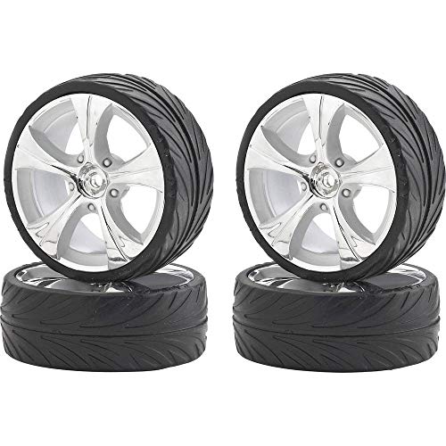carson-big-wheel-set-on-road-13-rc-reifen-silber-kunststoff image 3