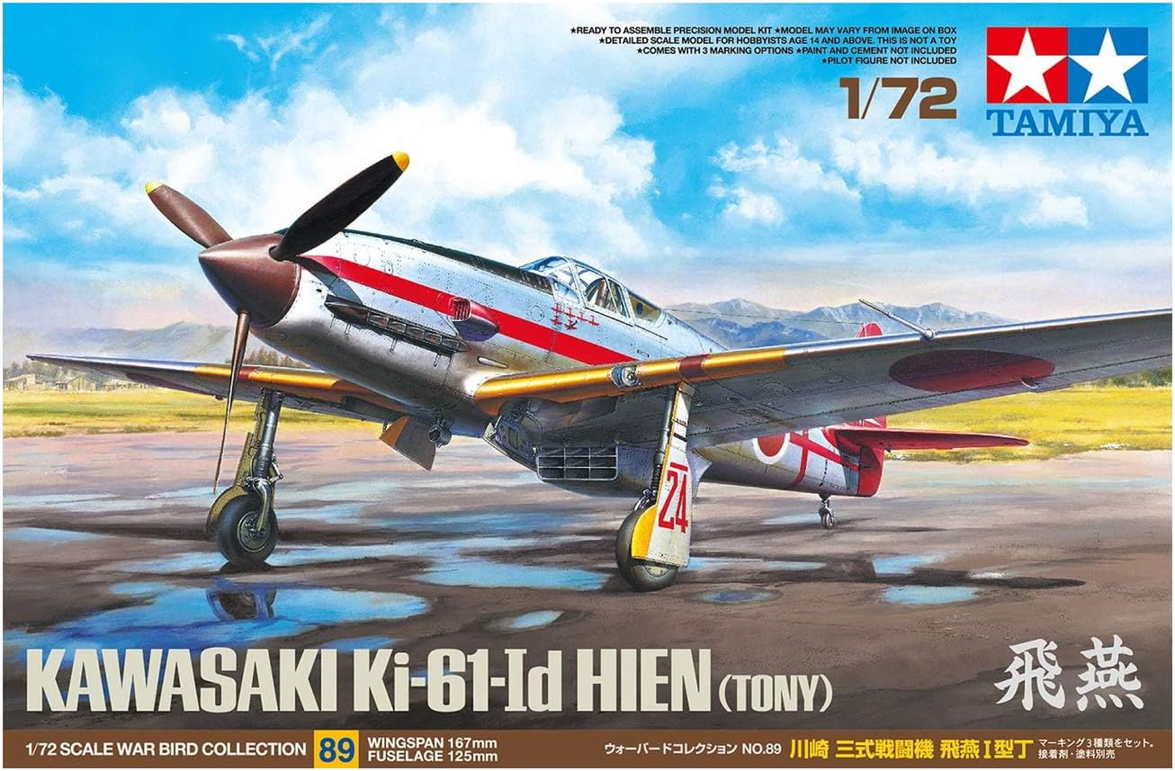 tamiya-60789-ki-61-id-hien-1-72-flugzeug-modellbausatz image 2