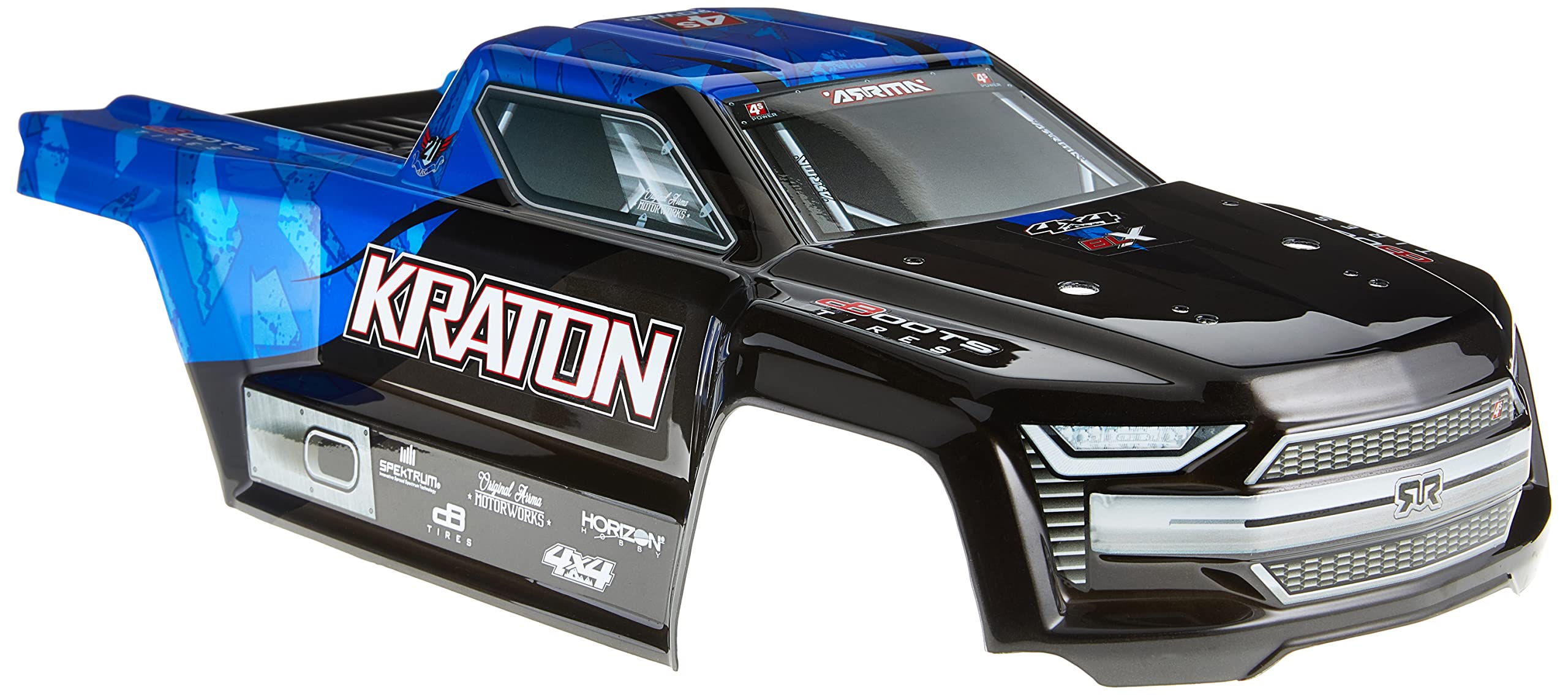 arrma-kraton-4x4-4s-blx-karosserie-1-10-schwarz-blau image 2