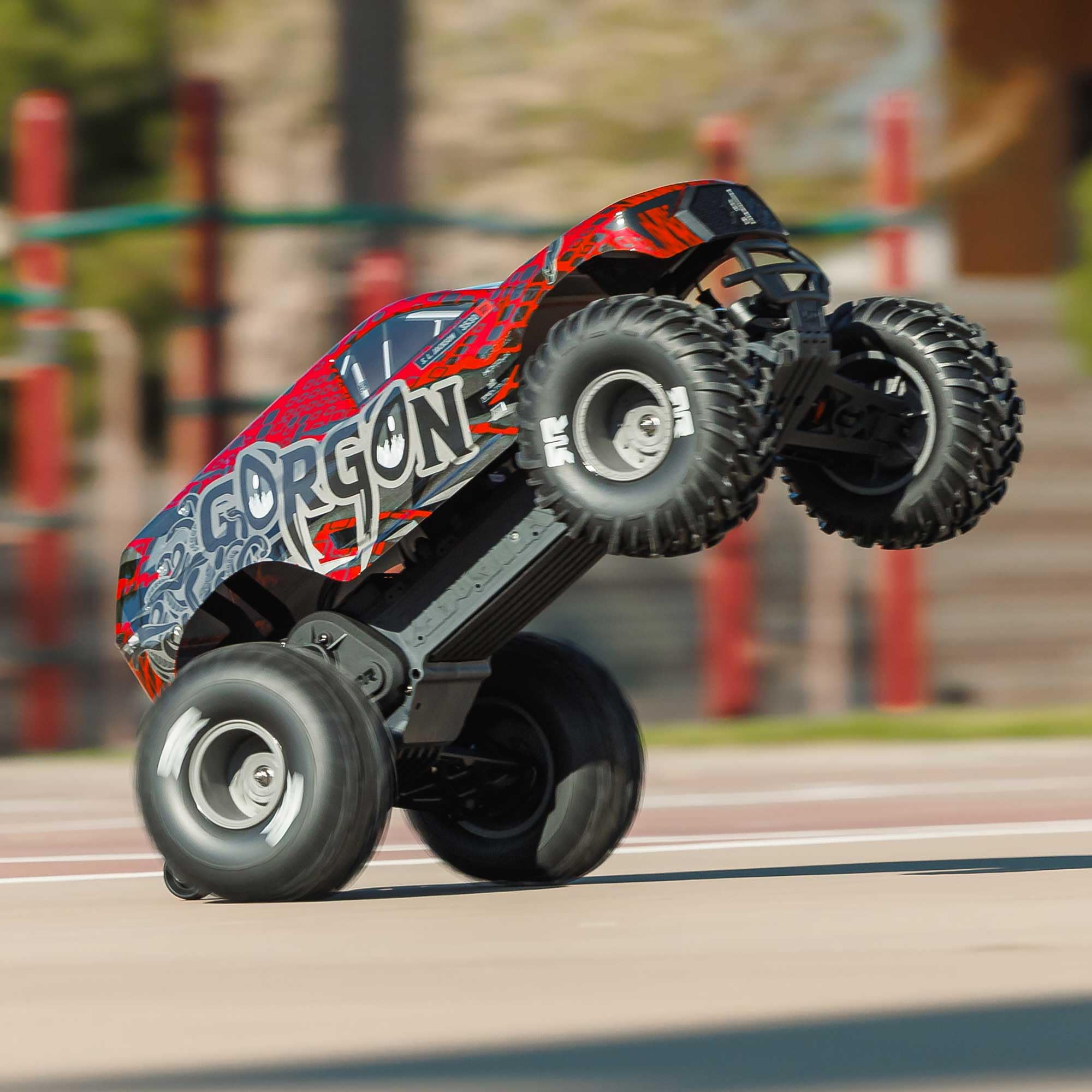 arrma-gorgon-223s-2wd-rtr-monster-truck-rot-schwarz-brushless image 4
