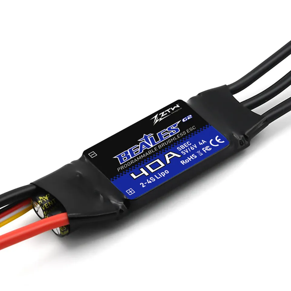 ztw-beatles-g2-40a-regler-2-4s-sbec-ohne-stecker image 1