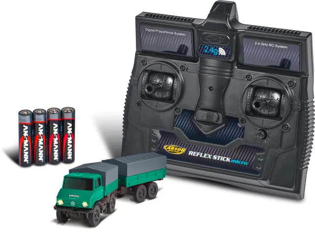 carson-500504165-mb-unimog-forst-h-nger-1-87-rtr image 1