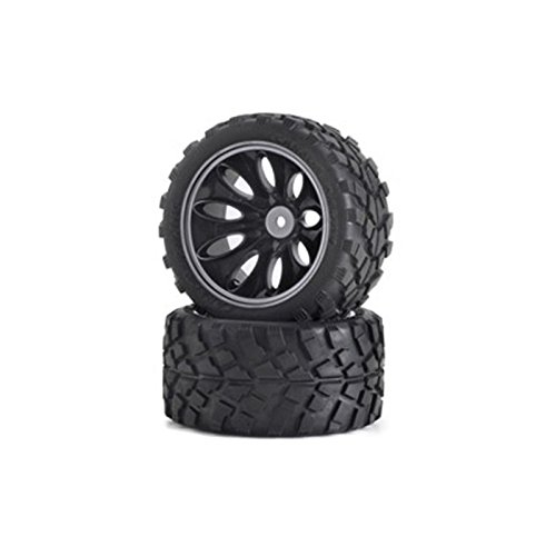 carson-500900049-truggy-reifen-felgen-set-1-10-schwarz image 1