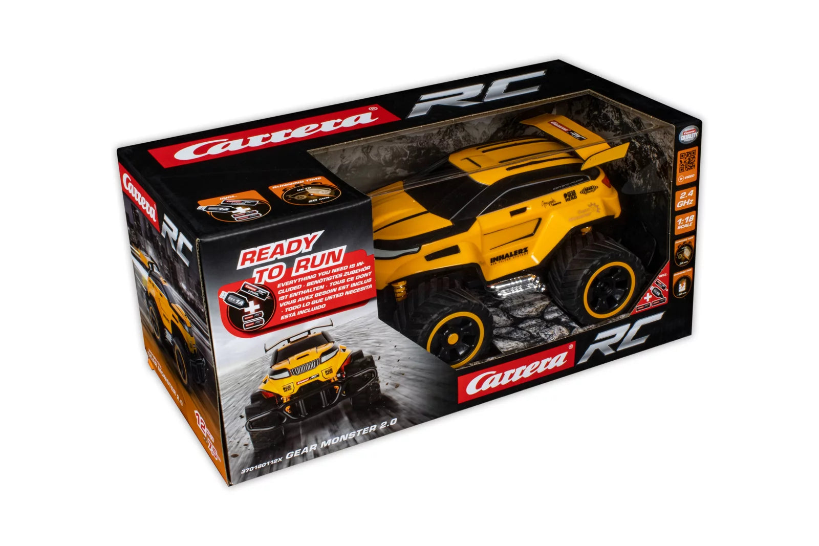 carrera-action-gear-monster-2-0-rc-auto-2-4-ghz-orange-28cm image 3