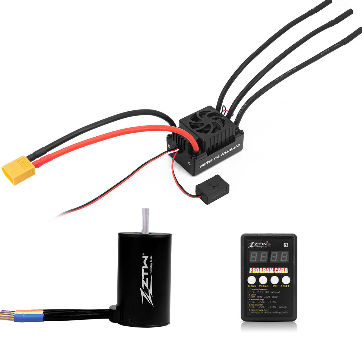 ztw-beast-g2-120a-combo-3660-3000kv-sensorless-sct image 4