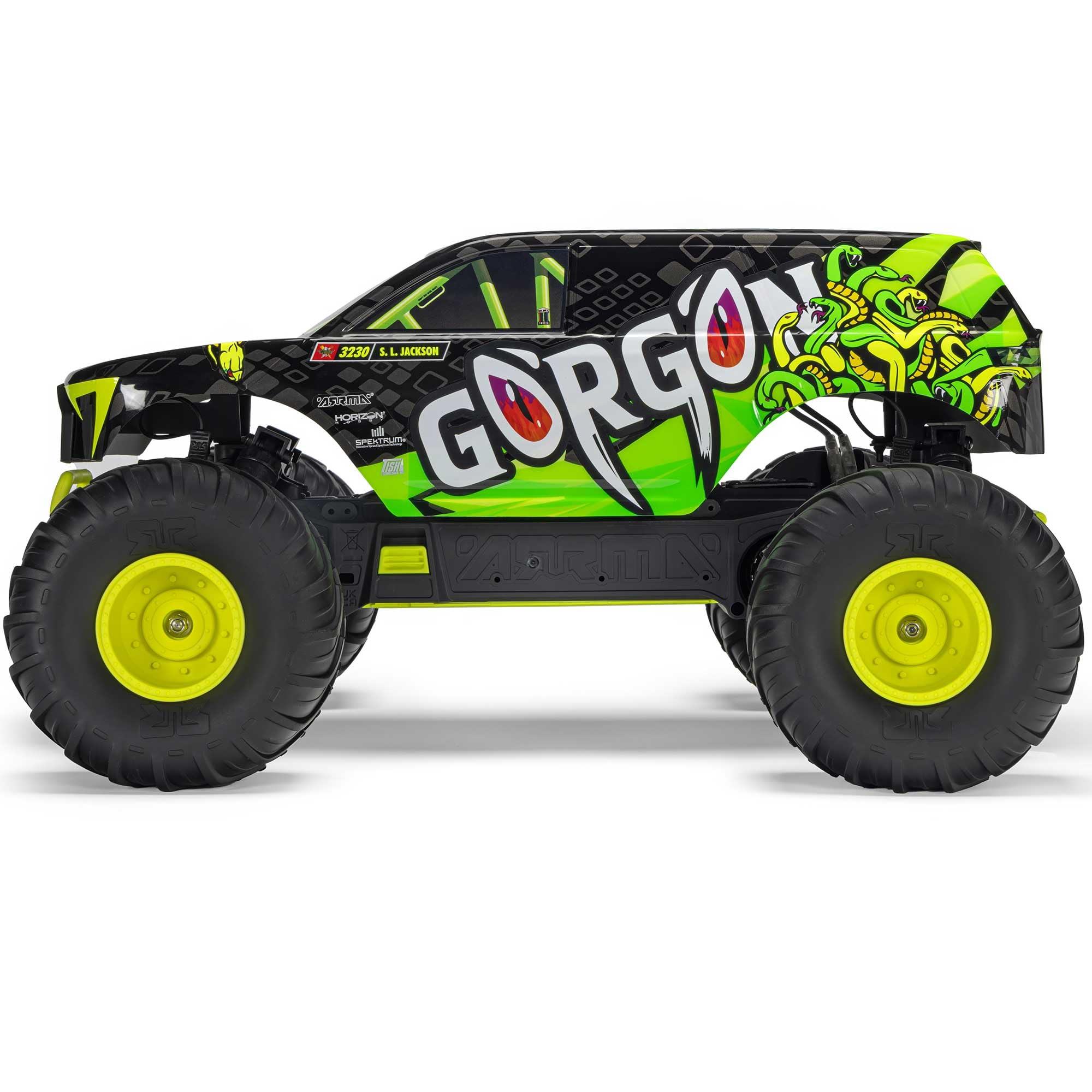 arrma-gorgon-1-10-monster-truck-rtr-2wd-gelb-mit-akku image 8