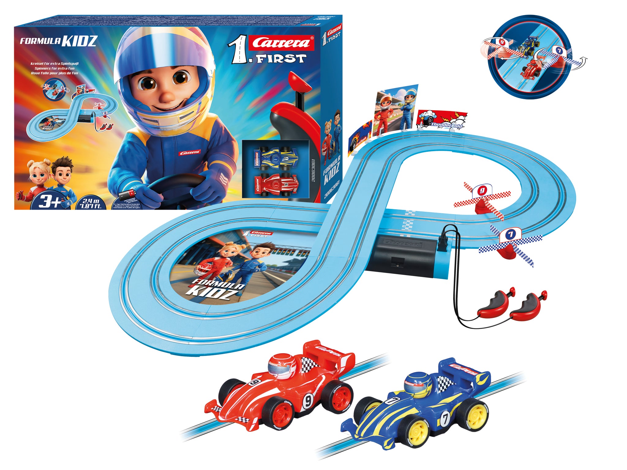 carrera-formula-kidz-rennbahn-set-f-r-kleinkinder image 2