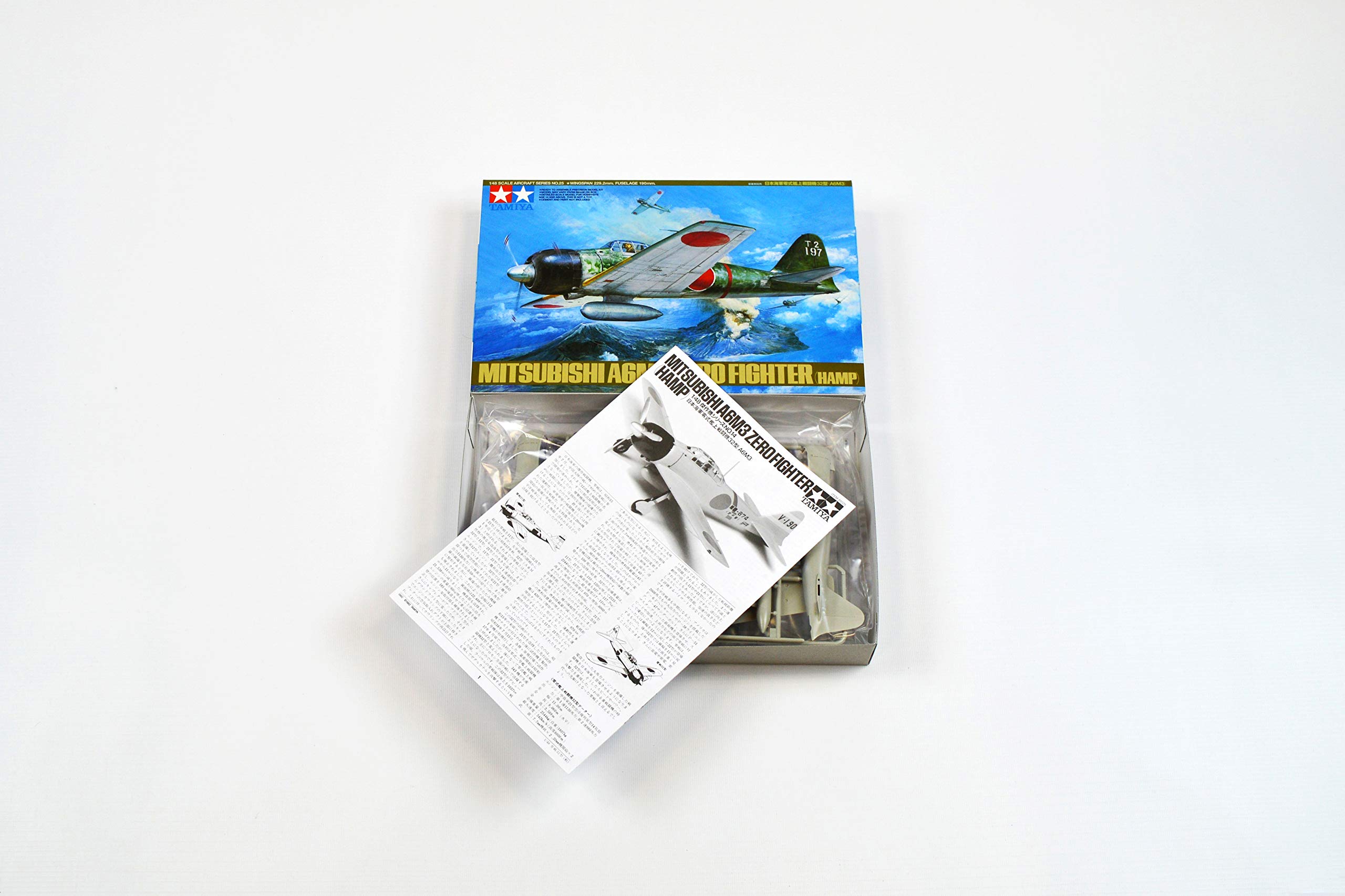 tamiya-61025-mitsubishi-a6m3-zero-flugzeugmodell-1-48-hamp image 2