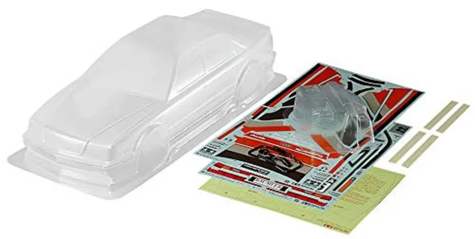 tamiya-audi-v8-tourenwagen-51653-karosserie-satz-1-10-silber image 1