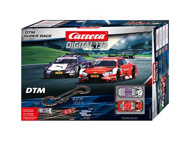 carrera-digital-132-dtm-super-race-rennbahn-set-audi-bmw-6-m image 1