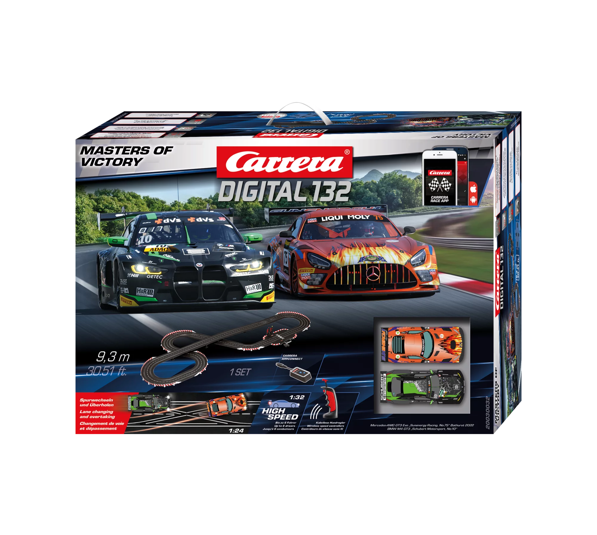 carrera-digital-132-masters-of-victory-set-9-3m-wireless image 1