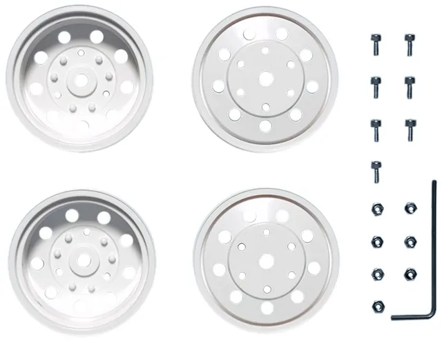 tamiya-56542-truckfelgen-1-14-hinten-wei-22-mm image 1