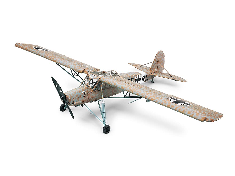 tamiya-61100-fieseler-fi156c-storch-1-48-flugzeug-modellbausatz image 1