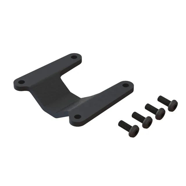 arrma-kraton-chassisstrebe-hinten-unten-aluminium-schwarz image 1