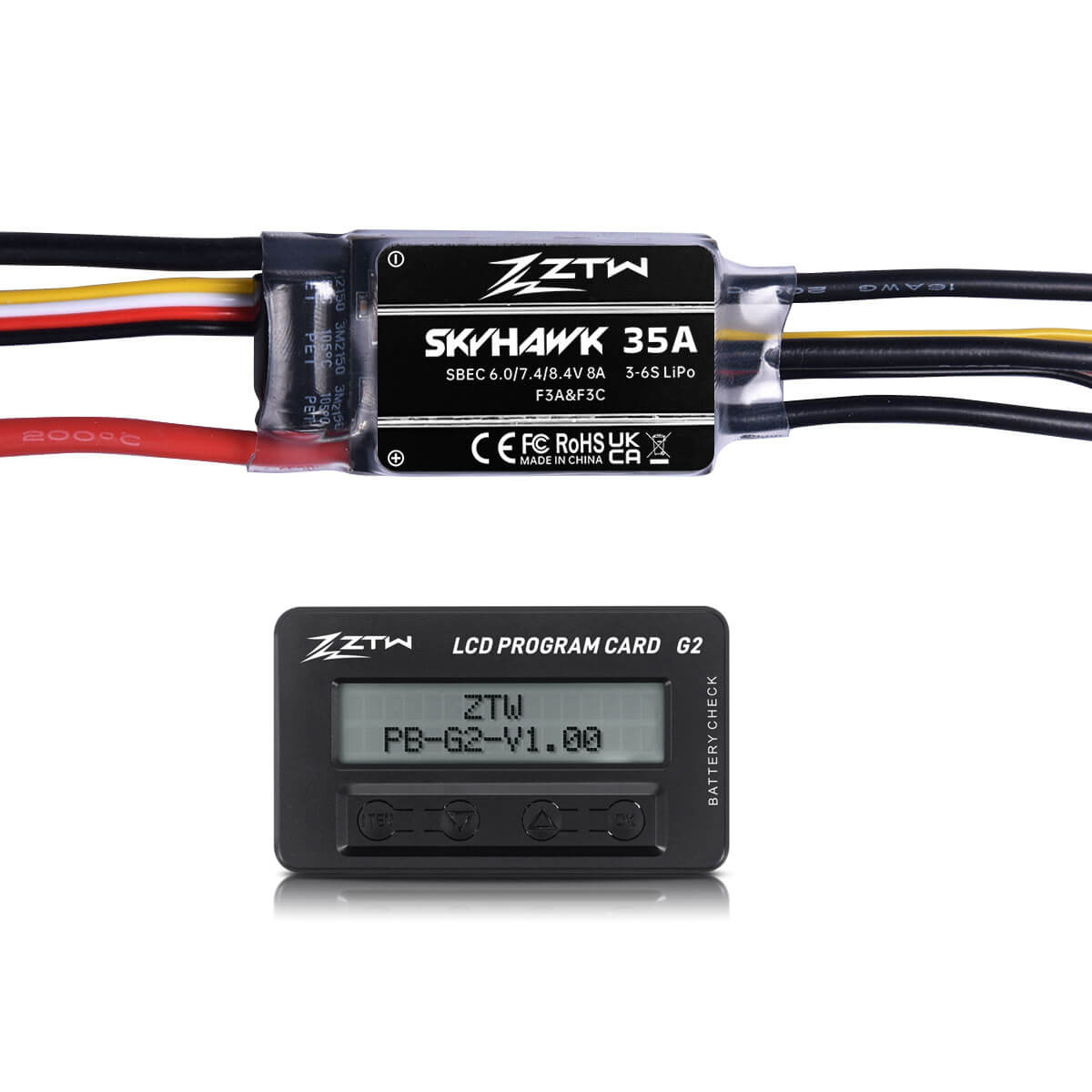 ztw-skyhawk-35a-regler-3-6s-sbec-heli-alu-geh-use image 7