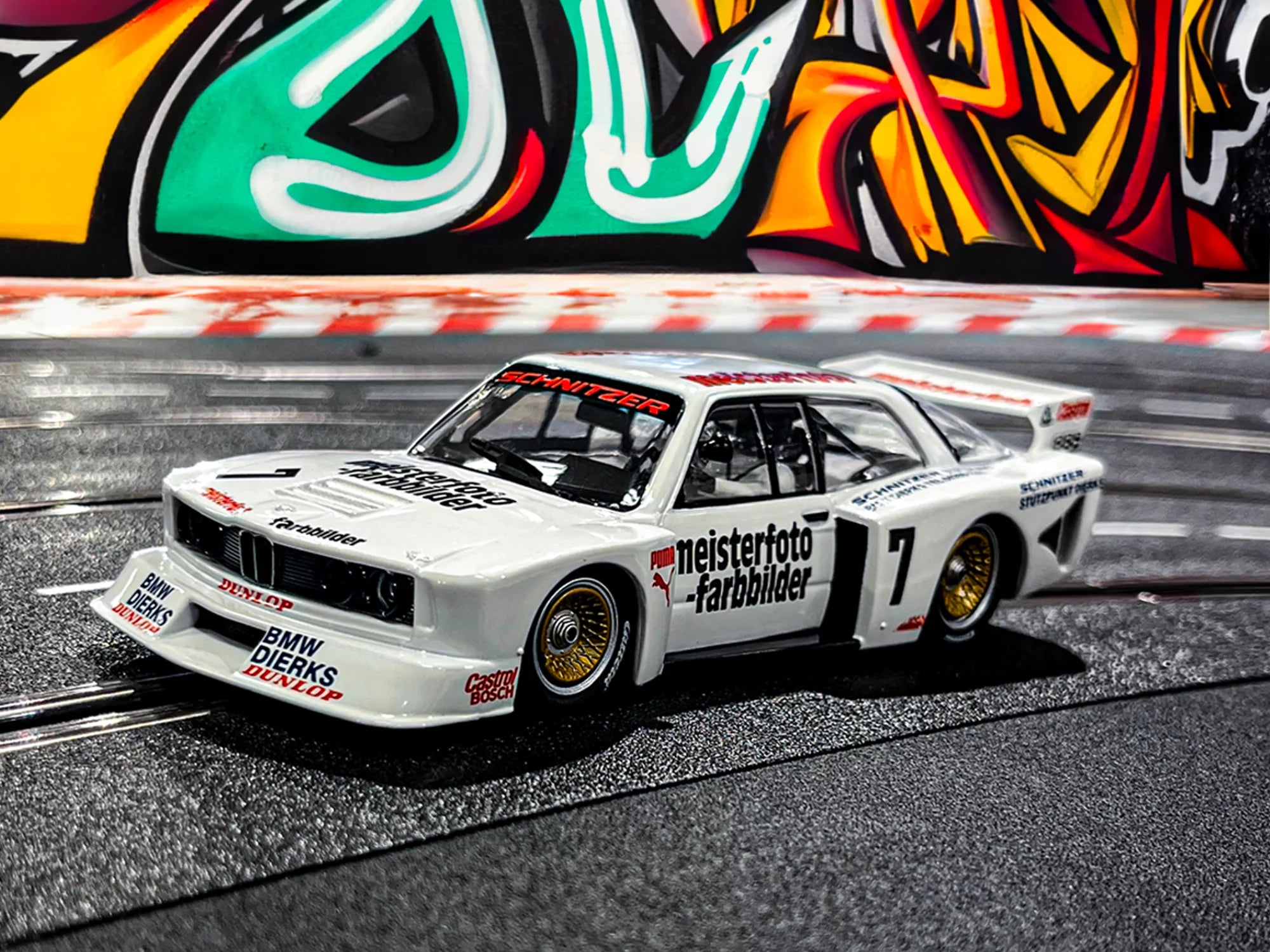carrera-digital-132-bmw-320-turbo-flachbau-slotcar-no-7-1-32 image 2