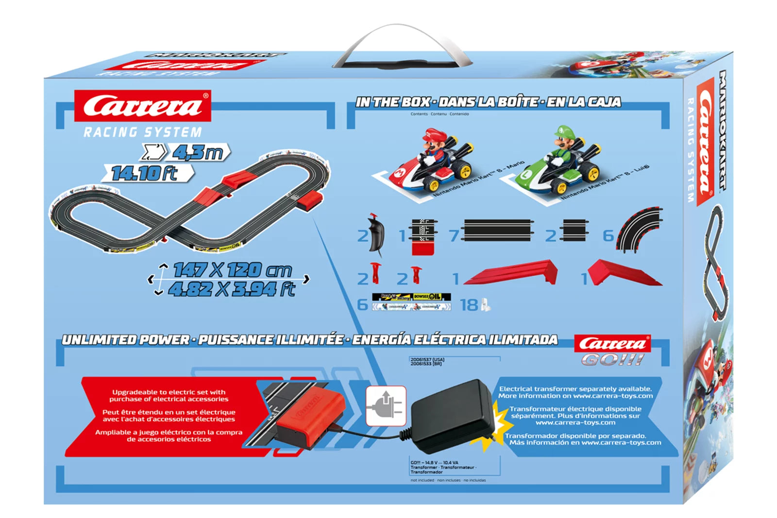 carrera-go-mario-kart-rennbahn-set-4-3-m-mit-sprungschanze image 3