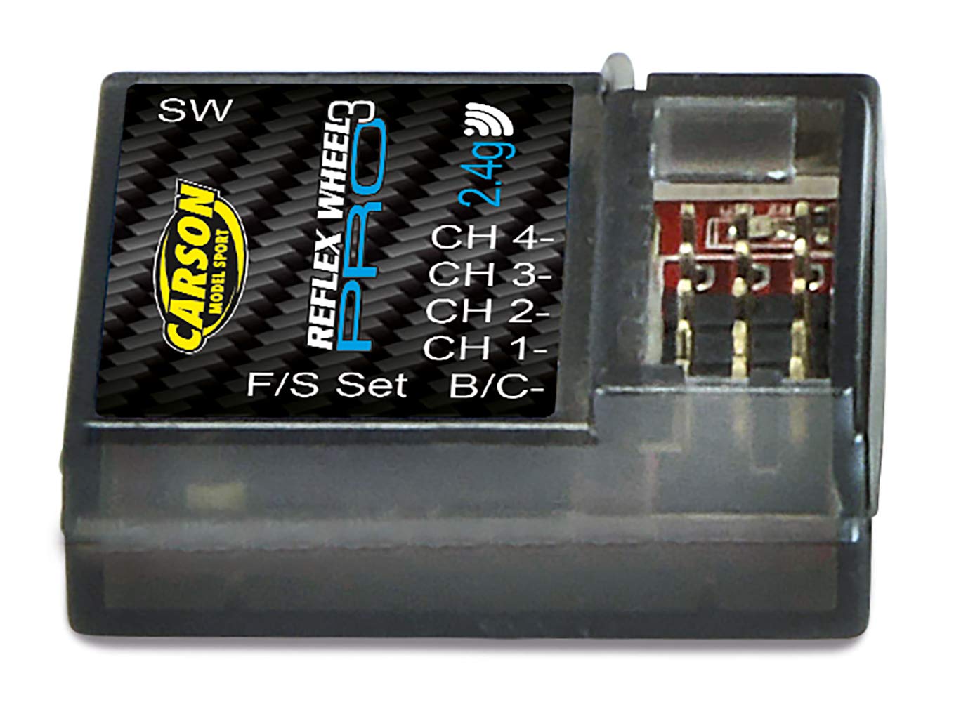 carson-rc-anlagen-empf-nger-reflex-wheel-pro-3-2-4ghz-wasserdicht image 1