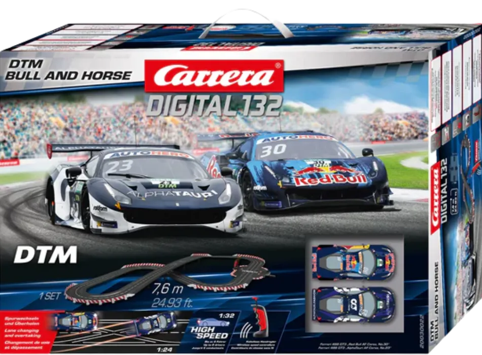 carrera-digital-132-dtm-bull-and-horse-rennbahn-set-7-6-m image 1