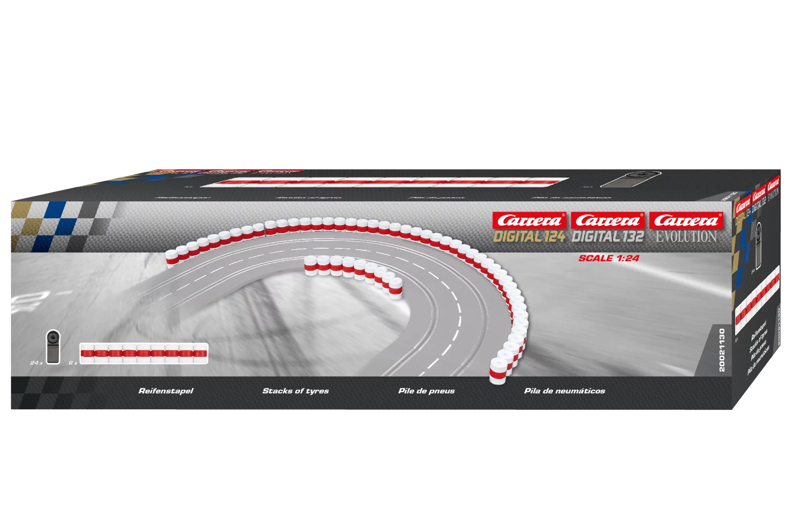 carrera-digital-132-tyre-stacks-reifenstapel-deko-1-24 image 2