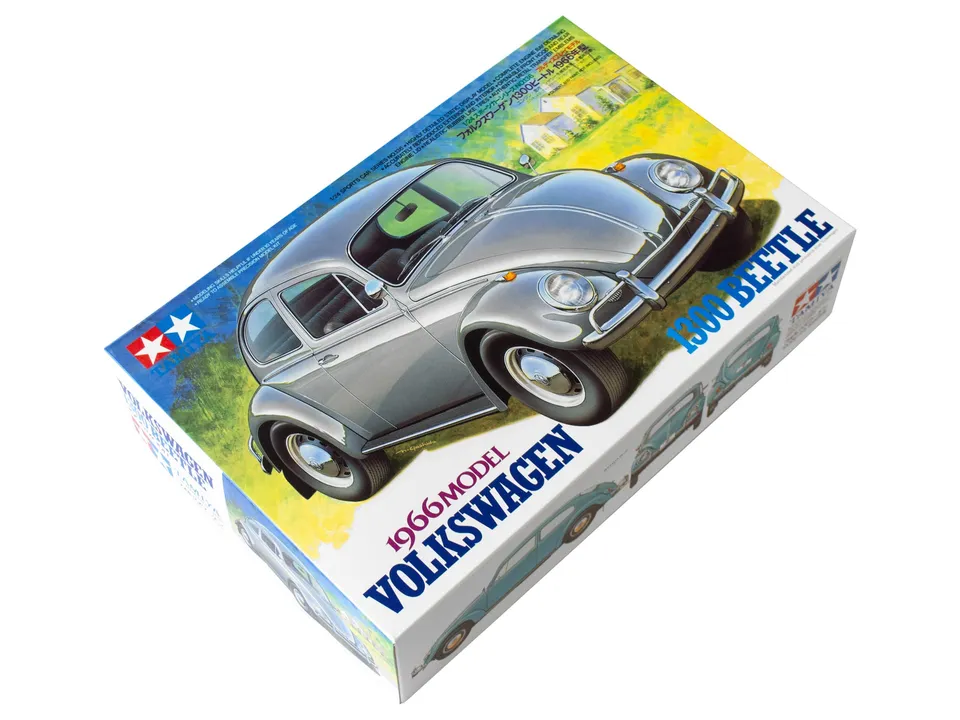 tamiya-300024136-vw-k-fer-1300-1966-modellauto-1-24-silber image 1