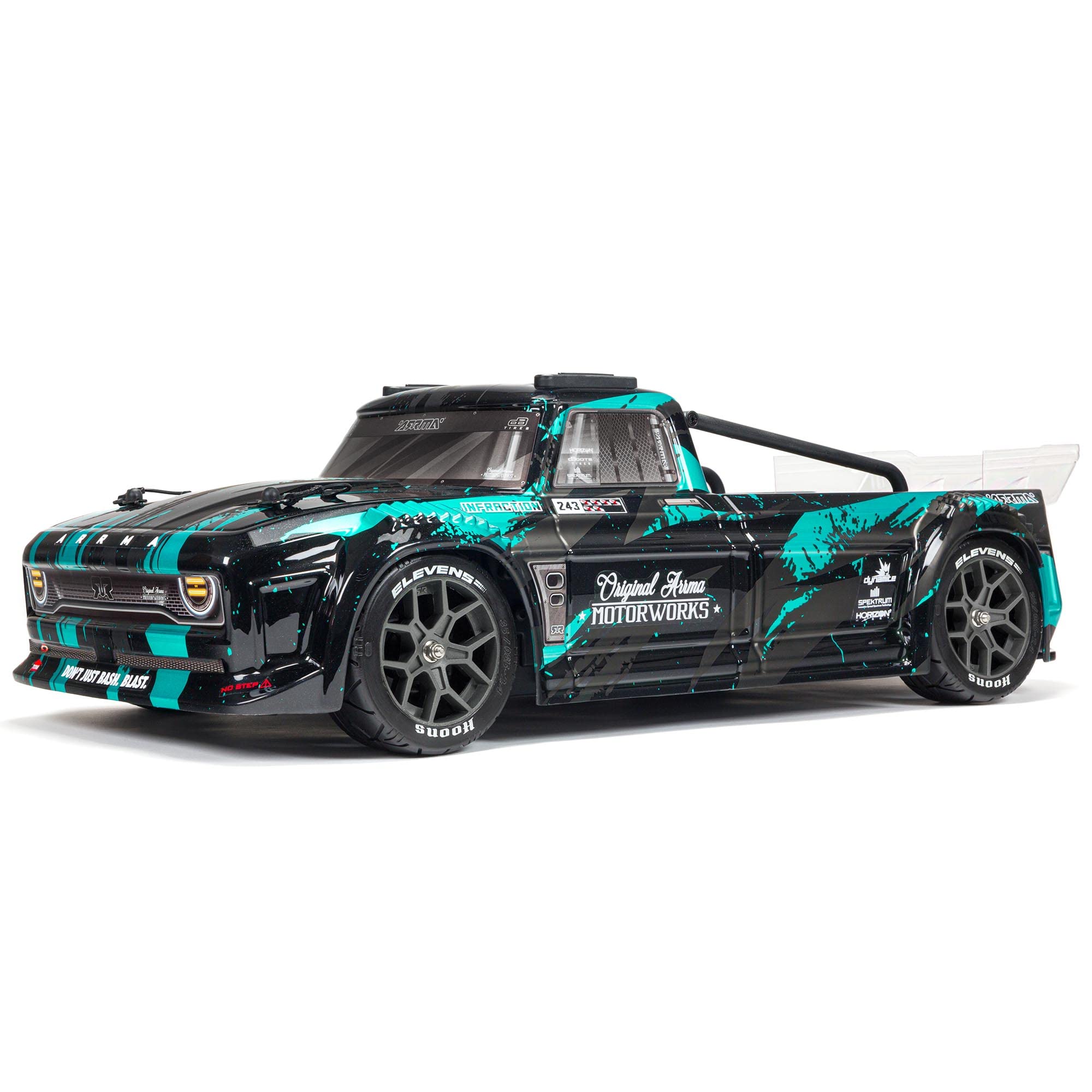 arrma-infraction-1-8-3s-brushless-rc-auto-schwarz-gold-rtr image 1