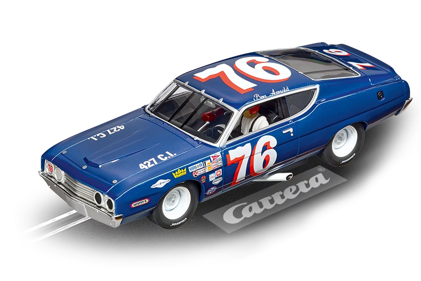 carrera-digital-132-ford-torino-talladega-slotcar-no-76 image 1