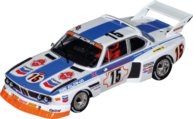 carrera-evolution-bmw-3-5-csl-slotcar-no-15-1-32-mit-licht image 1