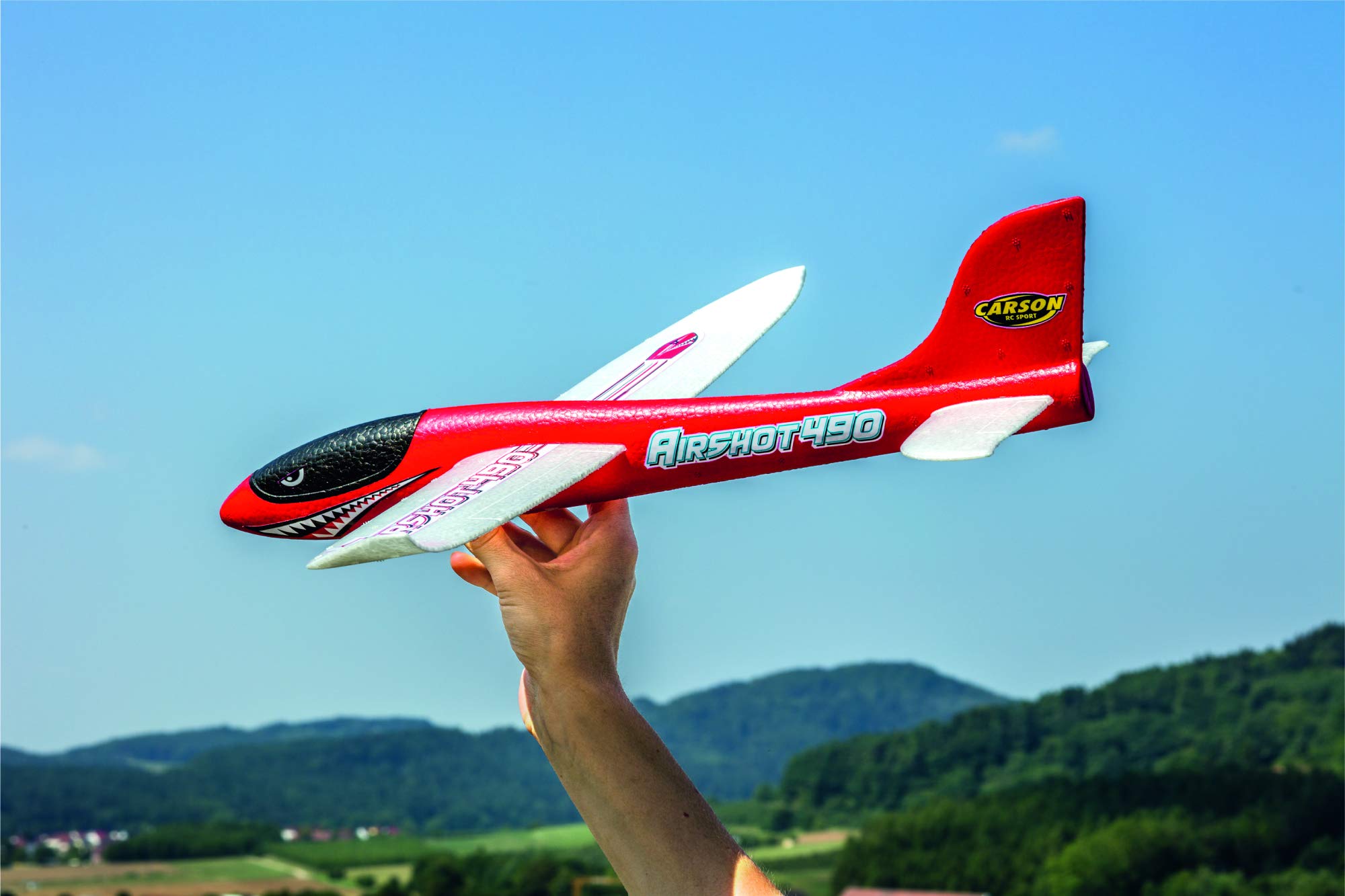 carson-500504013-airshot-490-wurfgleiter-rot-styropor image 5