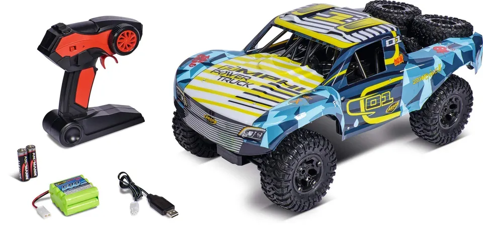 carson-amphi-power-truck-rc-auto-4wd-gelb-rtr-20-km-h image 1