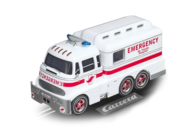 carrera-digital-132-ambulance-krankenwagen-slotcar-blaulicht image 1