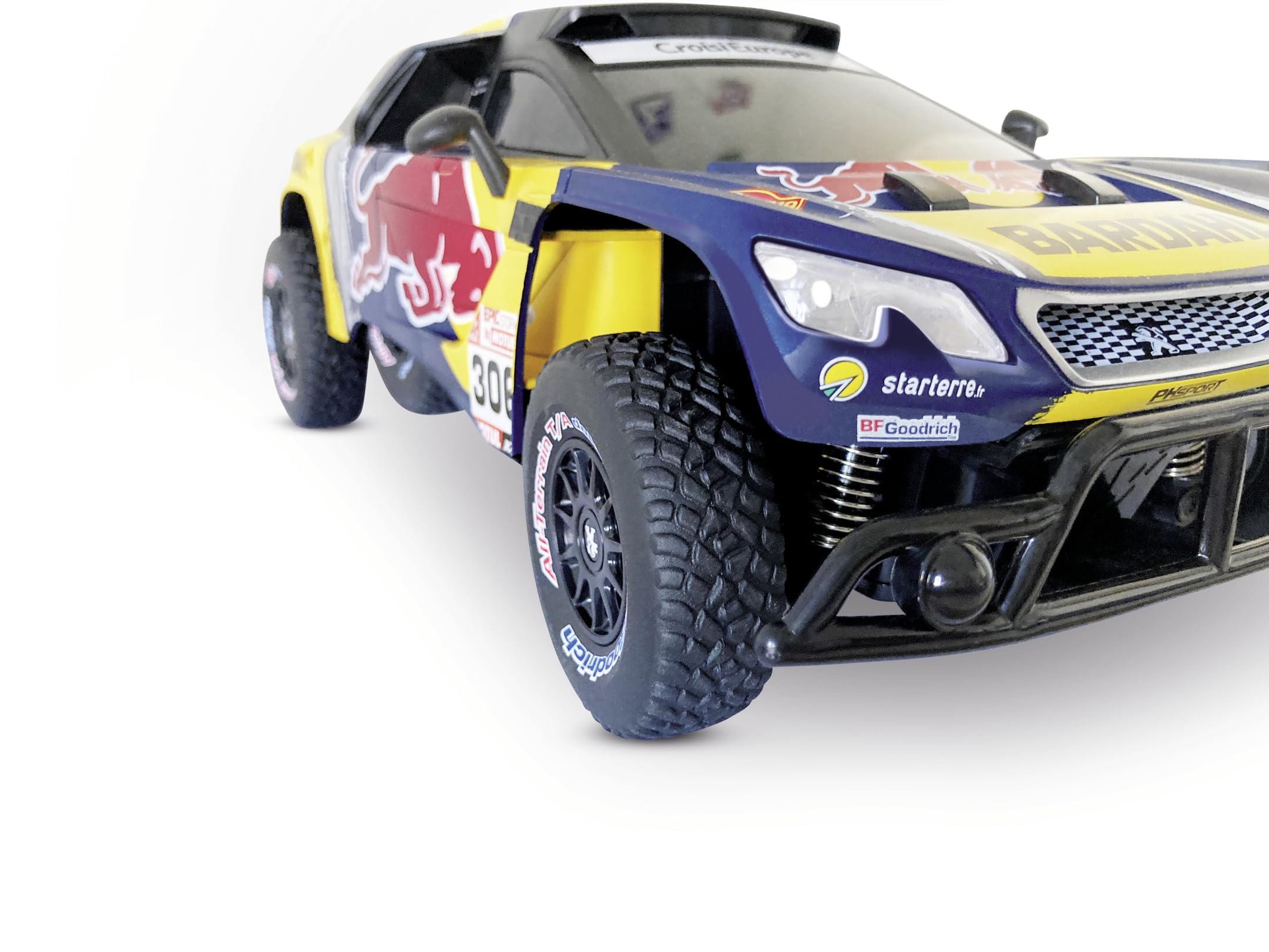 carson-1-16-rc-peugeot-rally-3008-dkr-loeb-2wd-led image 2
