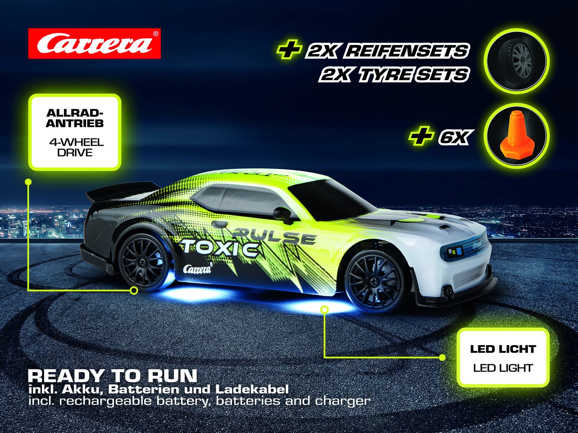 carrera-rc-action-toxic-pulse-drift-auto-2-4-ghz-led-allrad image 5