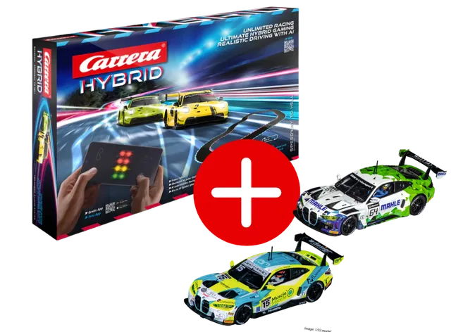 carrera-hybrid-team-pietsmiet-edition-rennbahn-bmw-m4-gt3-set image 1