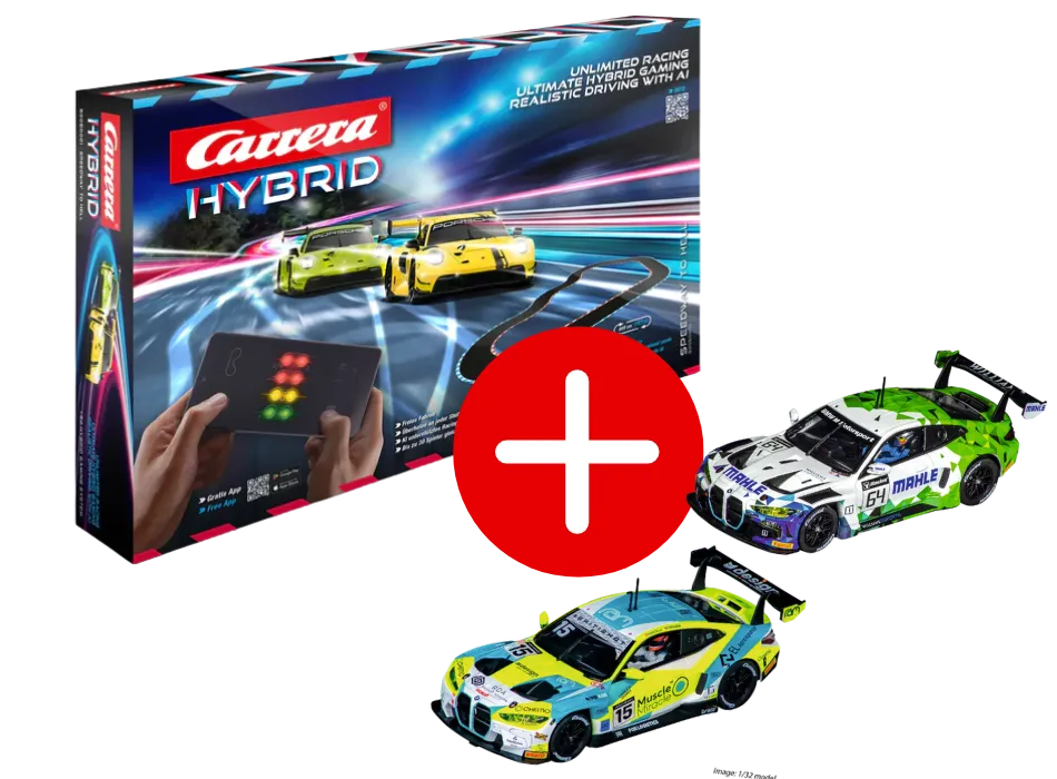 carrera-hybrid-team-pietsmiet-edition-rennbahn-bmw-m4-gt3-set image 1
