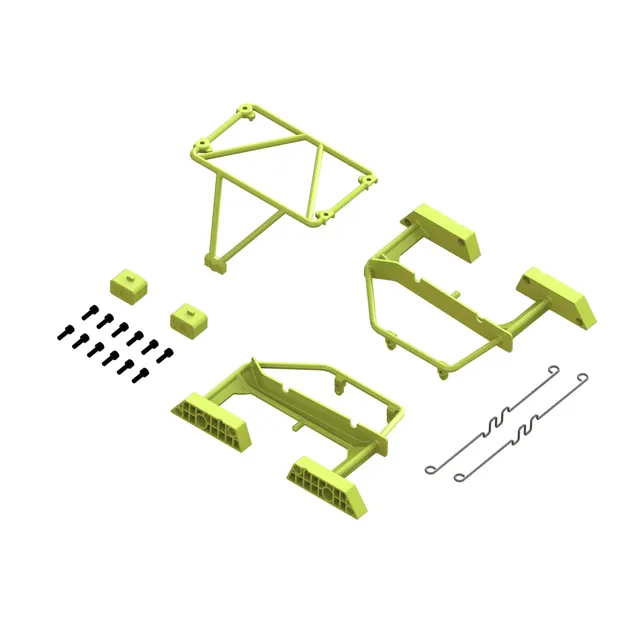arrma-grom-desert-truck-roll-cage-berrollk-fig-gelb image 1