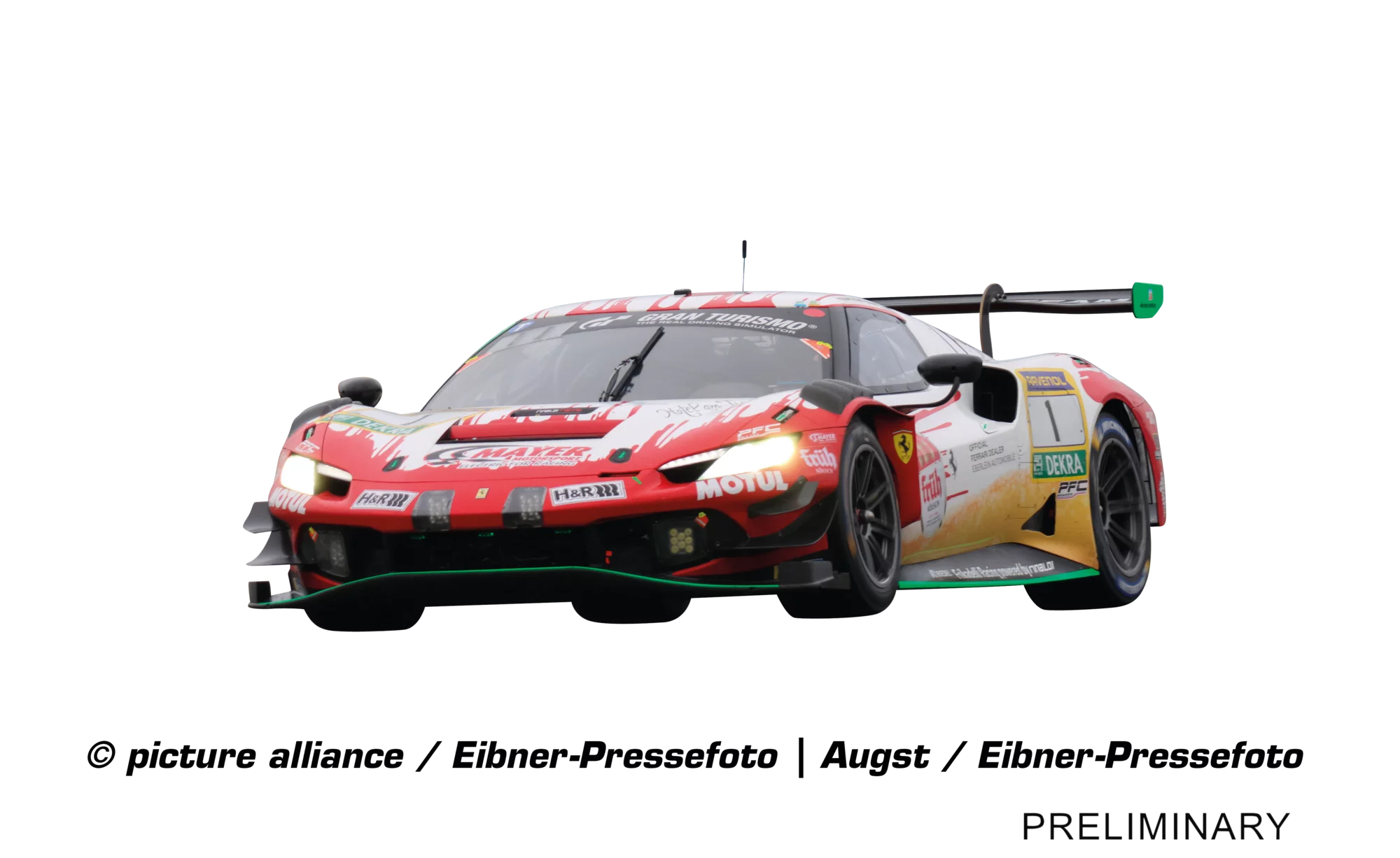 carrera-digital-124-ferrari-296-gt3-no-1-slotcar-1-24-licht image 1