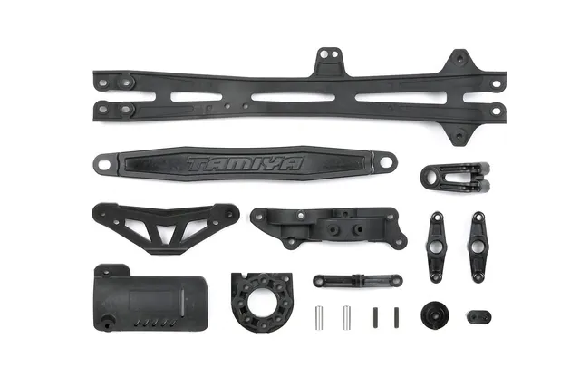 tamiya-300051319-tt-01e-d-teile-akku-motorhalter-schwarz image 1