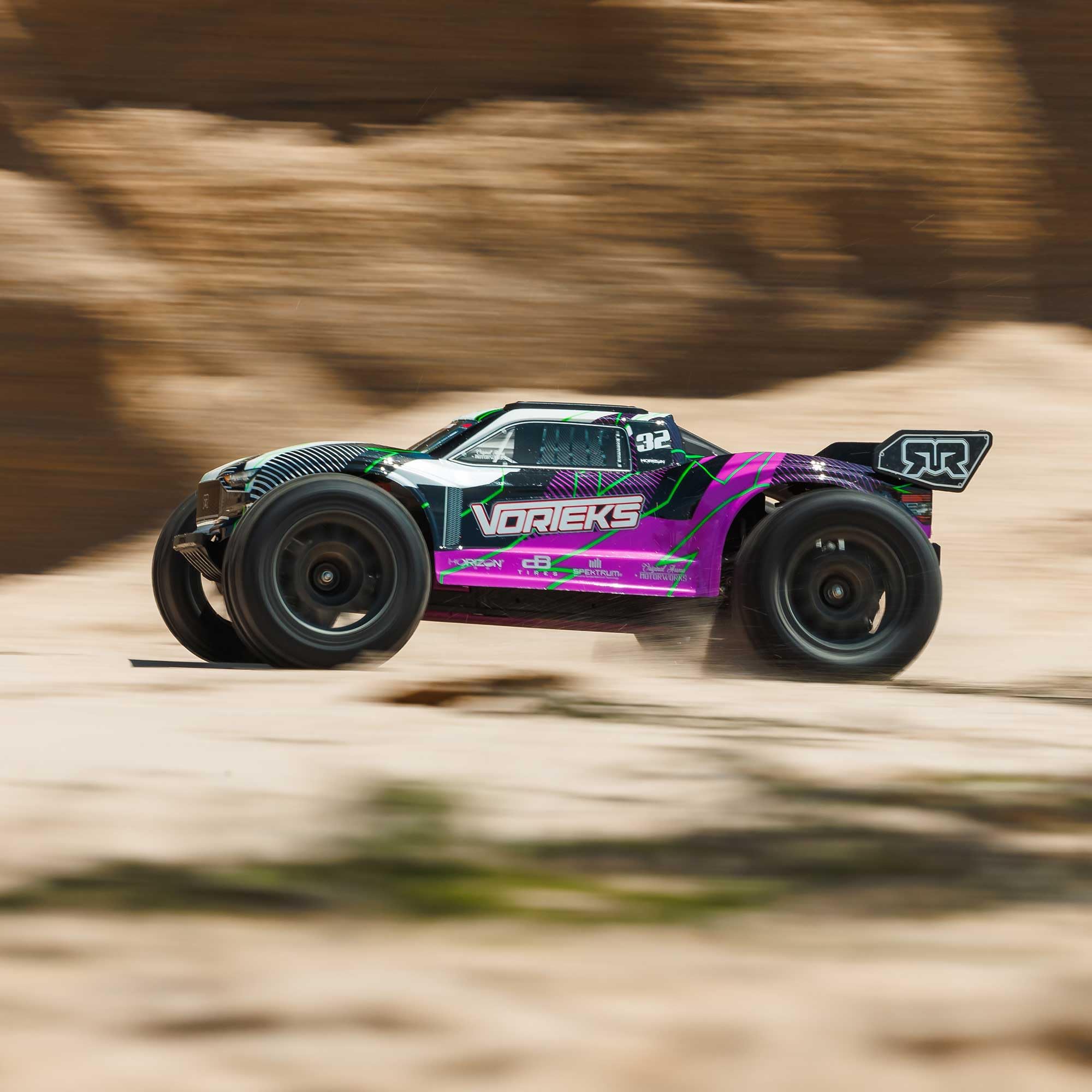 arrma-vorteks-mega-550-2wd-stadium-truck-rtr-lila-ara3205st2 image 3
