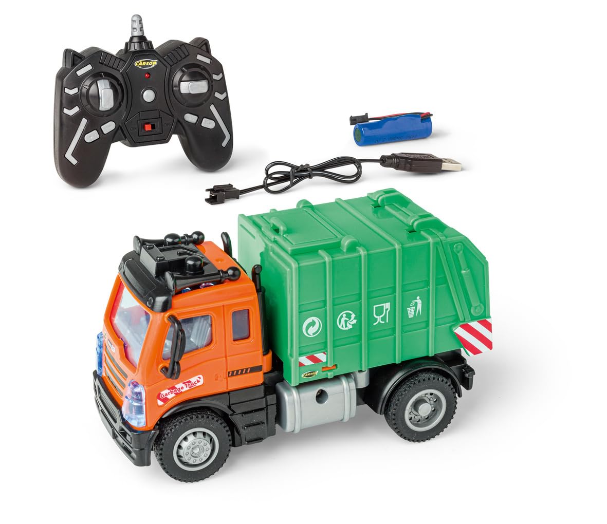 carson-nano-city-feuerwehr-1-50-rc-auto-rot-mit-drehleiter image 8