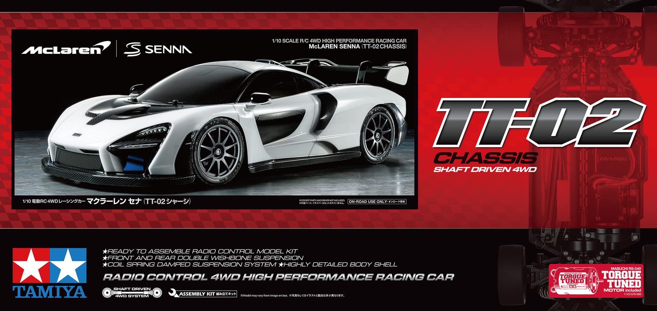 tamiya-58711-mclaren-senna-rc-auto-1-10-tt-02-4wd-bausatz image 2