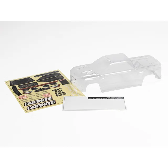 arrma-granit-grom-ara412004-karosserie-transparent image 1