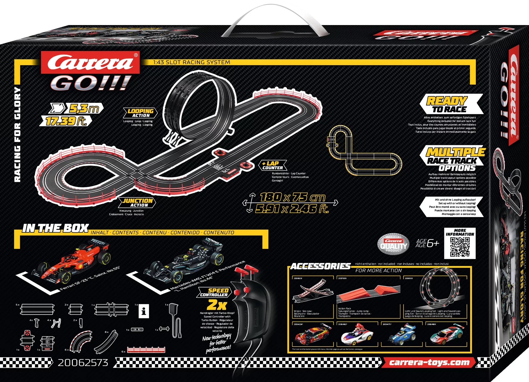 carrera-go-racing-for-glory-rennbahn-set-formel-1-5-3-m image 3