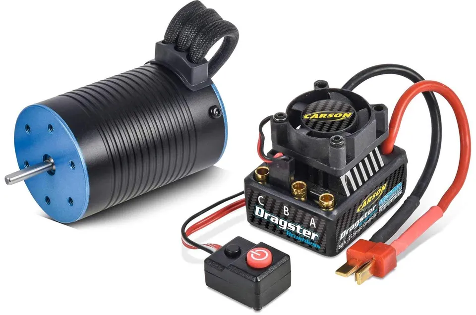carson-dragster-14t-brushless-set-motor-regler-spritzwassergesch-tzt image 1