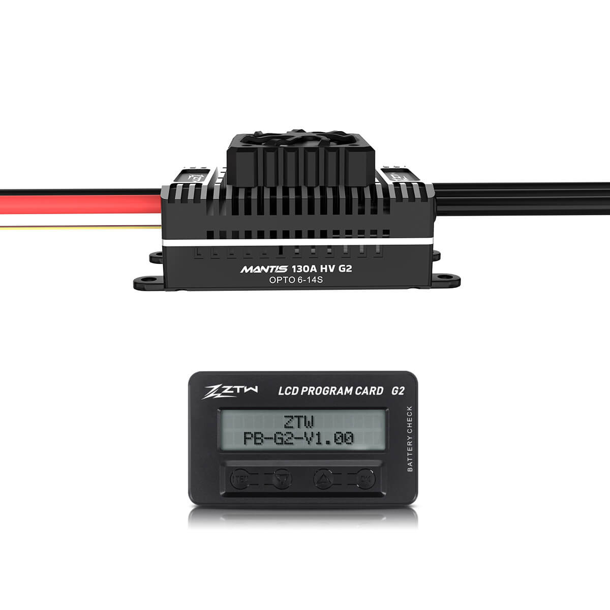 ztw-mantis-g2-130a-regler-hv-6-14s-opto-edf-flugzeug image 7